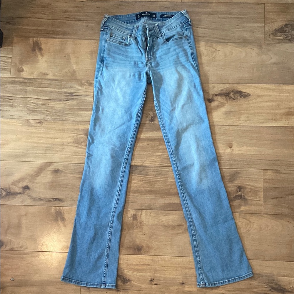 low rise bootcut hollister jeans